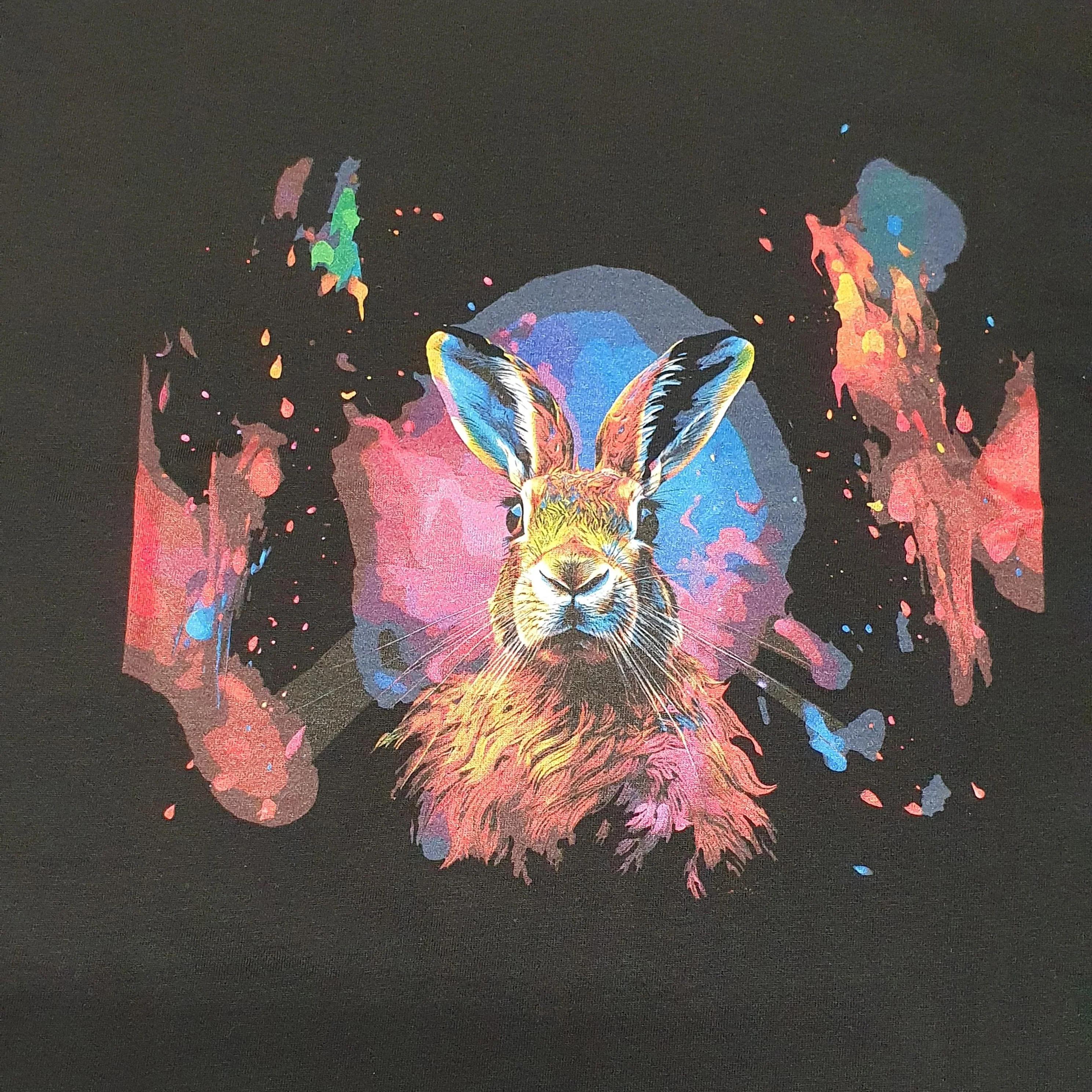 Adult Hare t-shirt - black - Image 3
