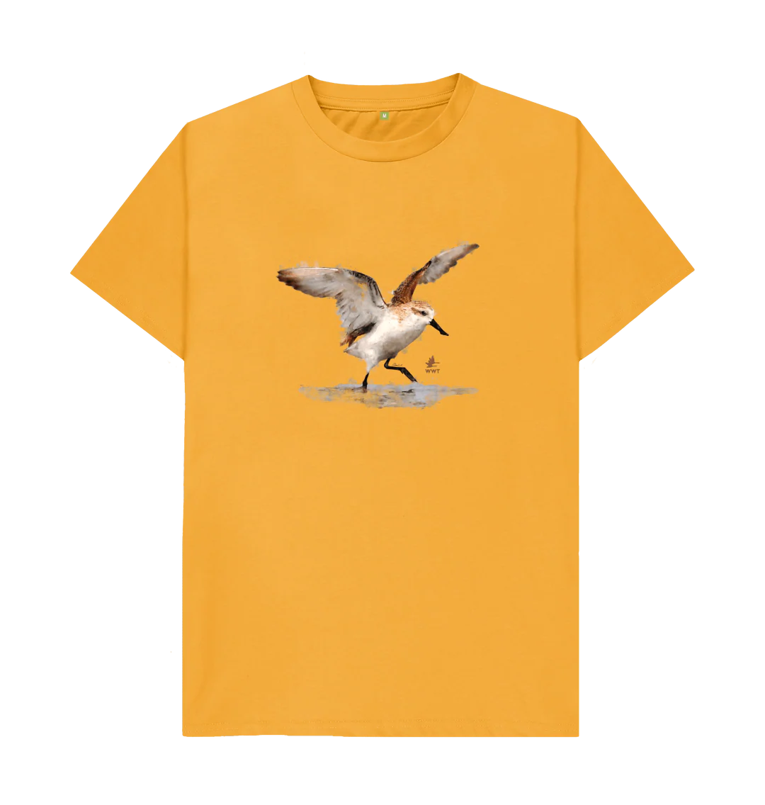 Adult's Spoon-billed Sandpiper t-shirt - Image 5