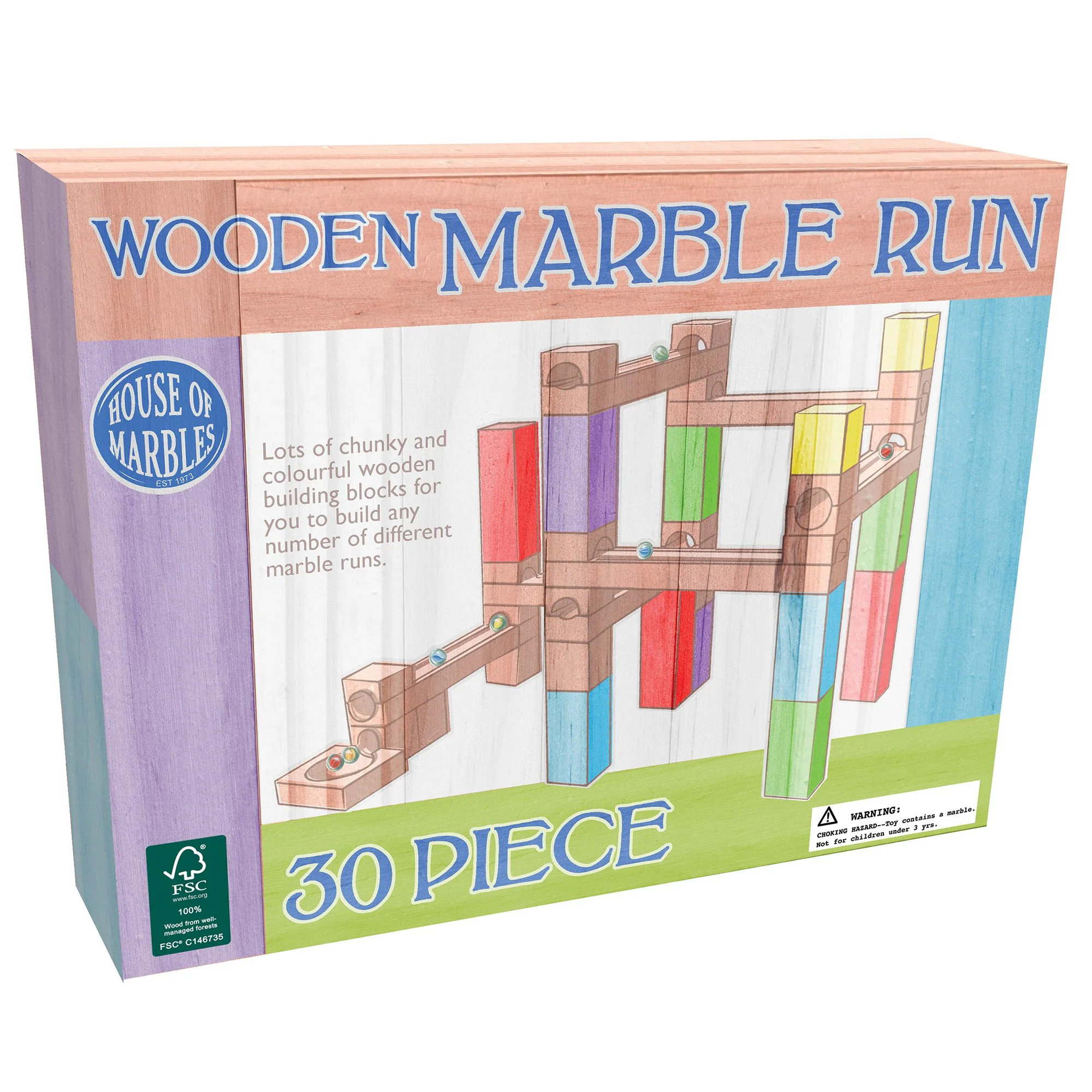 Wooden marble run - Image 3